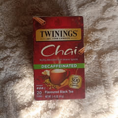 フレーバーブラックティー、チャイ、ティーバッグ25袋、50g（1.76オンス）