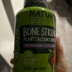 NATURELO Bone Strength - All-in-One Balanced Formula - Plant-Based Calcium, Magnesium, Potassium, Vitamin D3, K2 And Vitamin C - 120 Vegan Capsules | 1 Month Supply - View #8