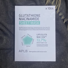 aplb glutathione niacinamide sheet mask review Page 1 - Reviews - APLB, Glutathione Niacinamide Beauty Sheet Mask, 10  Sheets, 0.85 fl oz (25 ml) Each