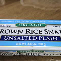 Edward & Sons Organic Plain Unsalted Brown Rice Snaps