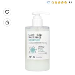 is glutathione found in food Glutathione Whitening Body Wash main image 0
