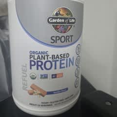 Garden of Life Organic Plant-Based Sport Protein, Vanilla - 28.4 oz canister