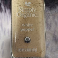 ホワイトペッパー、81g（2.86オンス）