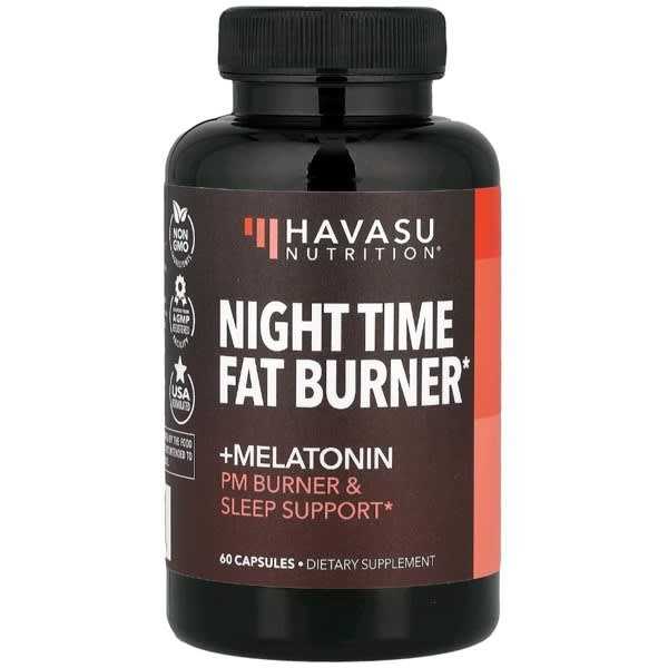 Sida 1 – Recensioner - Havasu Nutrition, Night Time Fat Burner + Melatonin,  60 Capsules