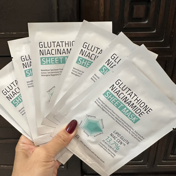glutathione niacinamide sheet mask aplb APLB main image 1