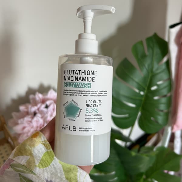 glutathione body wash review L -Glutathione , @herbalmax_india , Brighter Complexion:, Reduce melanin in  sun-exposed areas, leading to a lighter, more even skin tone., Smoother,  Youthful Skin:, Its antioxidant properties help main image 1
