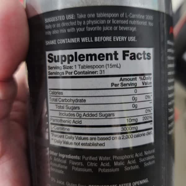 l-carnitine nutrabio 🔥 Flip the Switch, Naturally! 🔥 Boost your energy and metabolism with ProSupps  L-Carnitine 3000 (Stim-Free) — your go-to for fat-to-fuel conversion,  endurance, and recovery. No caffeine. No sugar. Just pure performance main image 1