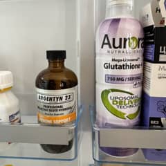 stomach ache after glutathione USA America United States North America pharmacy medicine nasal spray  decongestant oxymetazoline stuffy nose Stock Photo