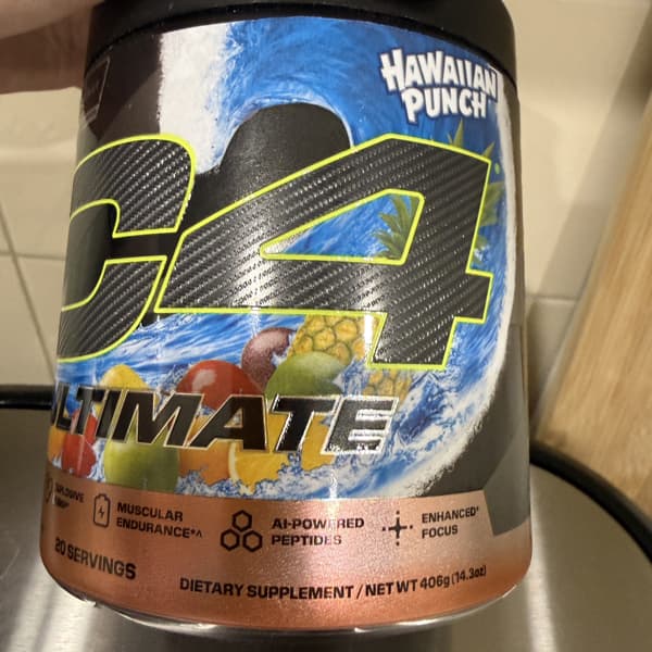 C4 Ultimate Hawaiian Punch 406g プレワークアウト Page 1 - Reviews - C4 / Cellucor, C4® Ultimate, Pre-Workout