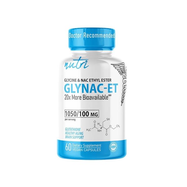 glutathione vs glynac Page 1 - Reviews - Nutri, Glynac-ET, 60 Vegan Capsules
