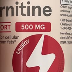 l carnitina injetável intramuscular L-Carnitine, 500 mg Veggie Capsules