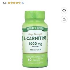 l carnitine 500mg reviews L-Carnitine 500mg main image 0