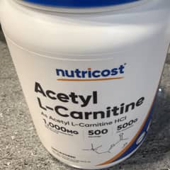 l carnitina nutricost Nutricost Acetyl L-Carnitine, Unflavored , 1.1 lb (500 g)