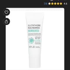 glutathione niacinamide eye cream reviews Page 1 - - APLB, Niacinamide, Cream, 0.68 fl oz (20 ml) Melaxin stick balm