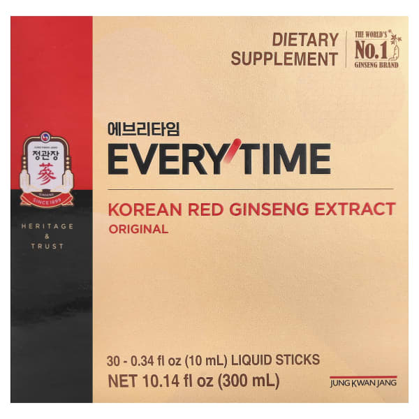 JungKwanJang Korean Red Ginseng Extract, Everytime, Original