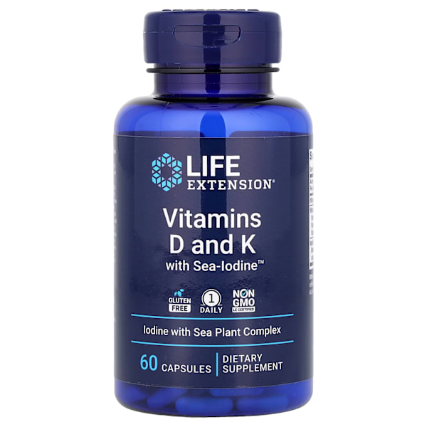 Vitamins D and K with Sea-Iodine, 60