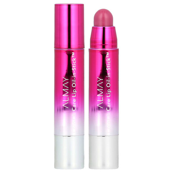 Almay, Color & Care Lip Oil-in-Stick, 110 Sugar Plum, 0.09 oz (2.5 g) (Discontinued Item)