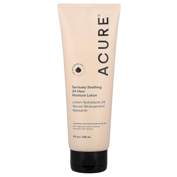 ACURE, Seriously Soothing 24hr Moisture Lotion, For Dehydrated Skin, үнэргүй, 8 fl oz (236 ml) (Discontinued Item)