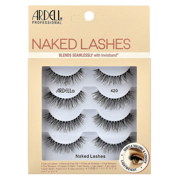 Ardell, Naked Lashes, 420, 4 Pairs