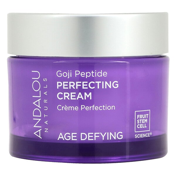 Andalou Naturals, Goji Peptide Perfecting Cream, Age Defying, 1.7 oz (50 g)
