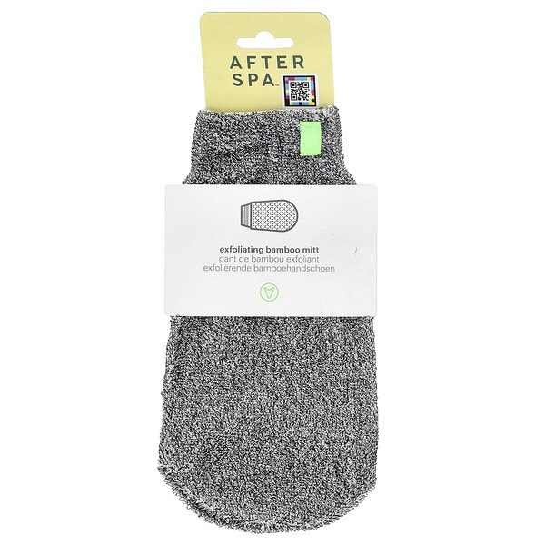 AfterSpa, Exfoliating Bamboo Mitt, 1 Mitt