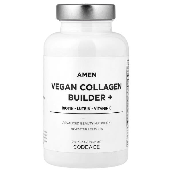 Codeage, AЭрэгтэйчүүдийн, Vegan Коллаген Builder+, 30 ширхэг капсул