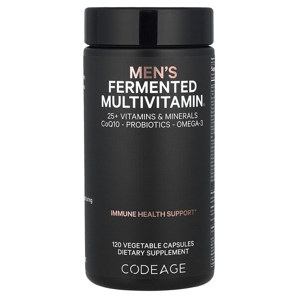 Codeage, Эрэгтэйчүүдийн FerЭрэгтэйчүүдийнted Мультивитамин, 120 ширхэг капсул