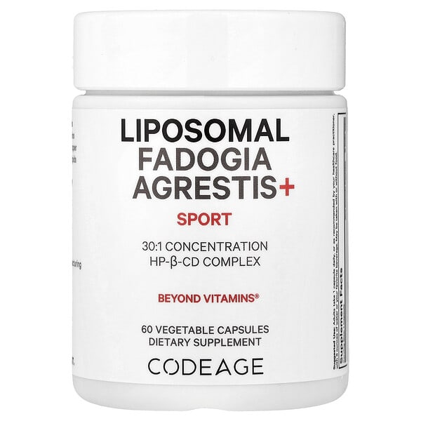 Codeage, Liposomal Fadogia Agrestis+, 60 ширхэг капсул