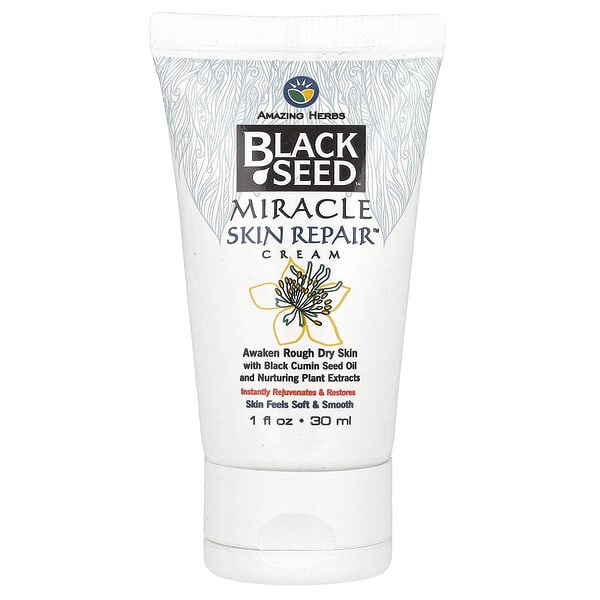 Amazing Herbs, Black үр, Miracle Skin Repair Cream, 1 fl oz (30 ml)