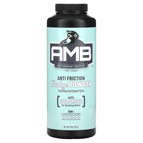 Anti Monkey Butt, Anti Friction Baby Powder, 8 oz (227 g)
