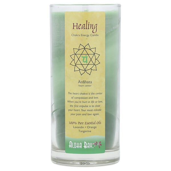 Aloha Bay, Chakra Energy Candle, Healing, Lavandin, Orange, Tangerine, 11 унц