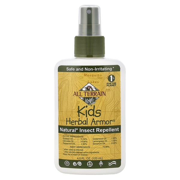 All Terrain, Kids Herbal Armor®, Natural Insect Repellent, 4 fl oz (120 ml)
