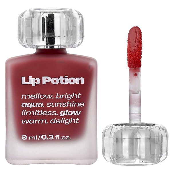 alternativestereo, Lip Potion Aqua Glow, No.3 Sugar Rose, 0.3 fl oz (9 ml) (Discontinued Item)