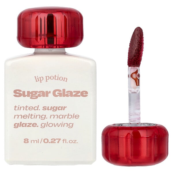 alternativestereo, Lip Potion Sugar Glaze, No.10 Wine Ball, 0.27 fl oz (8 ml) (Discontinued Item)