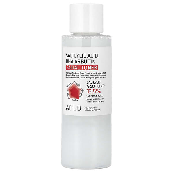 APLB, Salicylic Acid BHA Arbutin Facial Toner, 5.41 fl oz (160 ml)