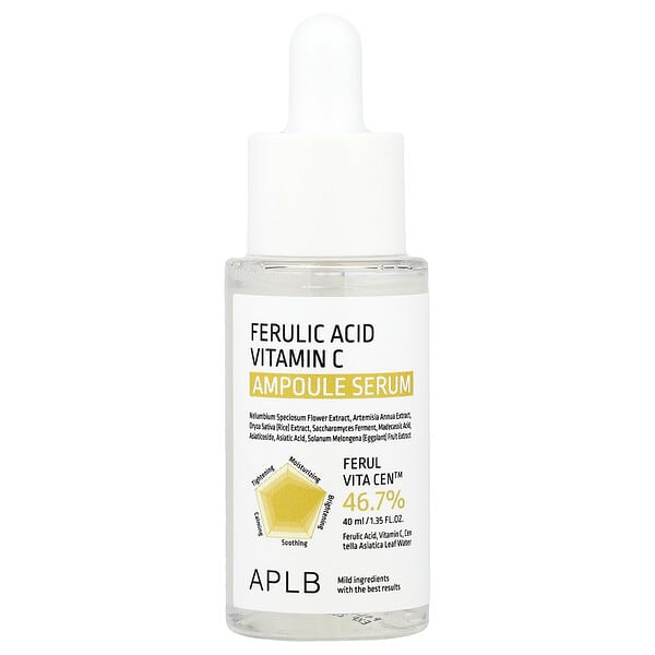 APLB, Ferulic Acid Vitamin C Ampoule Serum, 1.35 fl oz (40 ml)