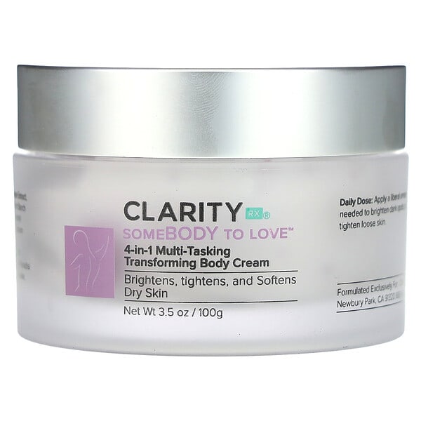 ClarityRx, Somebody To Love, 4-in-1 Multi-Tasking Transforming Body Cream, 3.5 oz (100 g) (Discontinued Item)