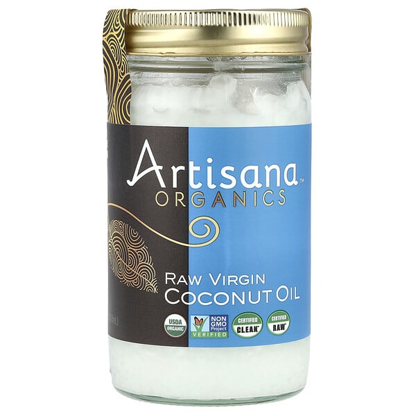 Artisana, органикs, Raw Virgin Coconut Oil, 14 fl oz (414 ml)