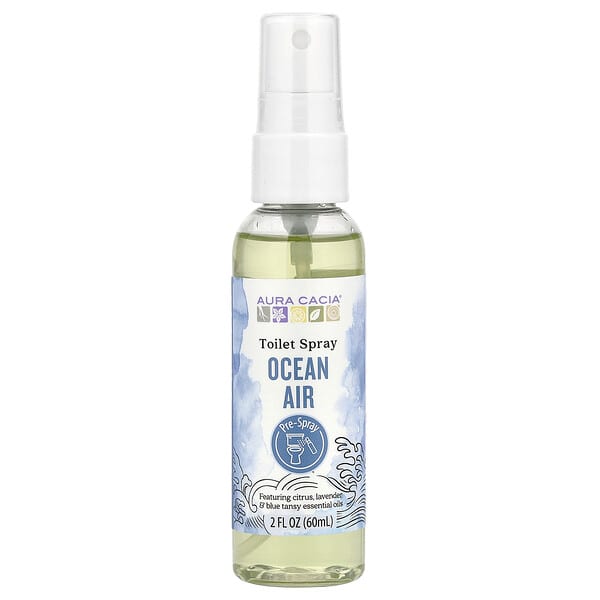 Aura Cacia, Toilet Spray, Ocean Air, 2 fl oz (60 ml)