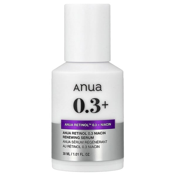 Anua, Retinol™ 0.3% + Niacin Renewing Serum, 1.01 fl oz (30 ml)