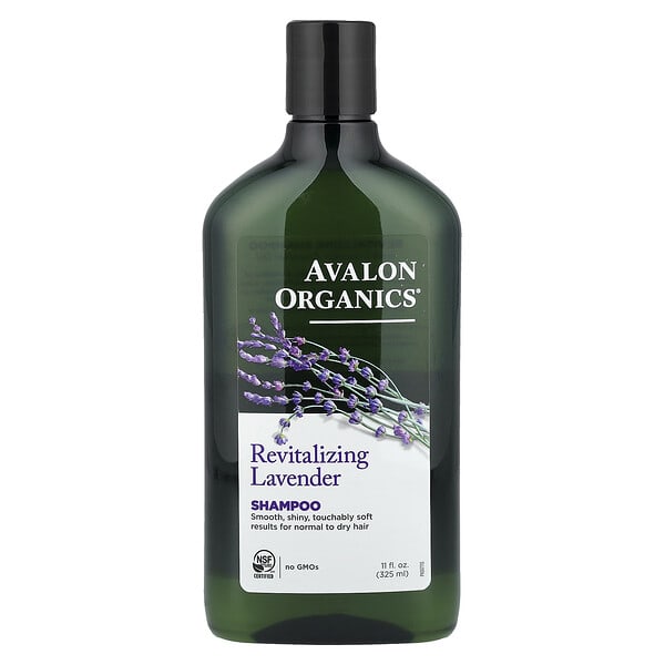 Avalon Organics, Shampoo, For Normal to Dry Hair, Revitalizing Lavender, 11 fl oz (325 ml)
