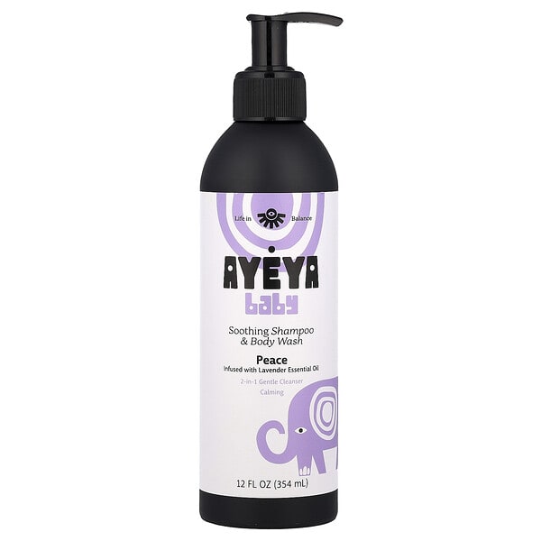 Ayeya, Нярайн, Soothing Shampoo & Body Wash, Lavender, 12 fl oz (354 ml)