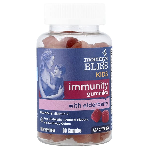 Mommy's Bliss, Хүүхдийн, Immunity Gummies with Elderberry, 2 Years+, 60 чихэр
