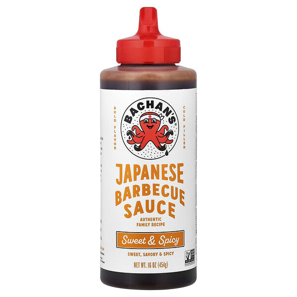 Bachan's, Japanese Barbecue Sauce, Sweet & Spicy, 16 oz (454 g)
