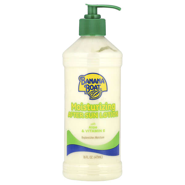 Banana Boat, Moisturizing After Sun Lotion with Aloe & Vitamin E, 16 fl oz (473 ml)