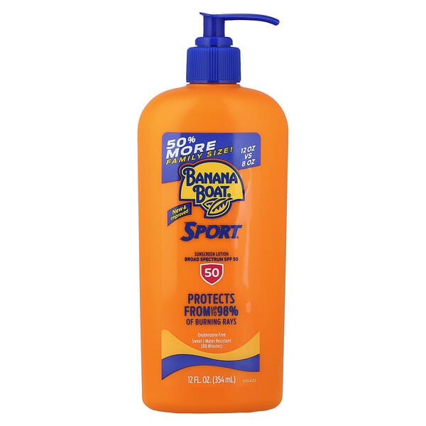 Banana Boat, Sport™, Sunscreen Lotion, SPF 50+, 12 fl oz (354 ml)