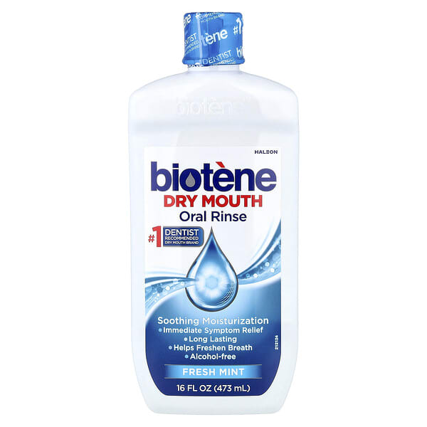 Biotene Dental Products, Dry Mouth Oral Rinse, Fresh Mint, 16 fl oz (473 ml)