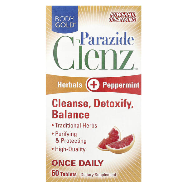 BodyGold, Parazide Clenz, 60 шахмал