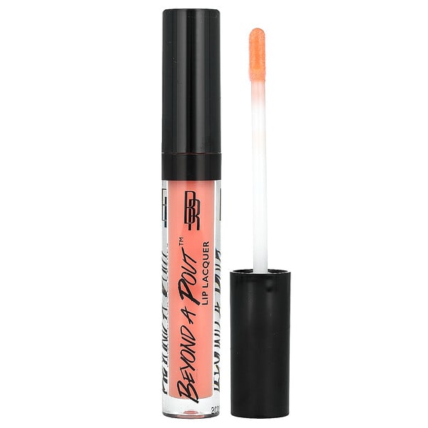 Black Radiance, Beyond A Pout, Lip Lacquer, 1320059 Heat Wave, 0.12 fl oz (3.5 ml) (Discontinued Item)