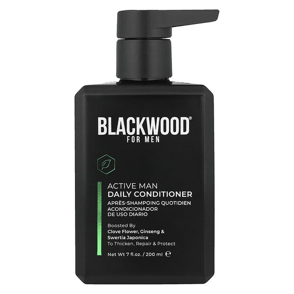 Blackwood For Men, Active Man, Daily Conditioner, To Thicken, Repair & Protect, Clove Flower, Ginseng & Swertia Japonica, 7 fl oz (200 ml) (Discontinued Item)